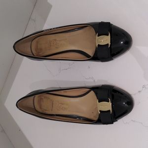 Salvatore Ferragamo black heels